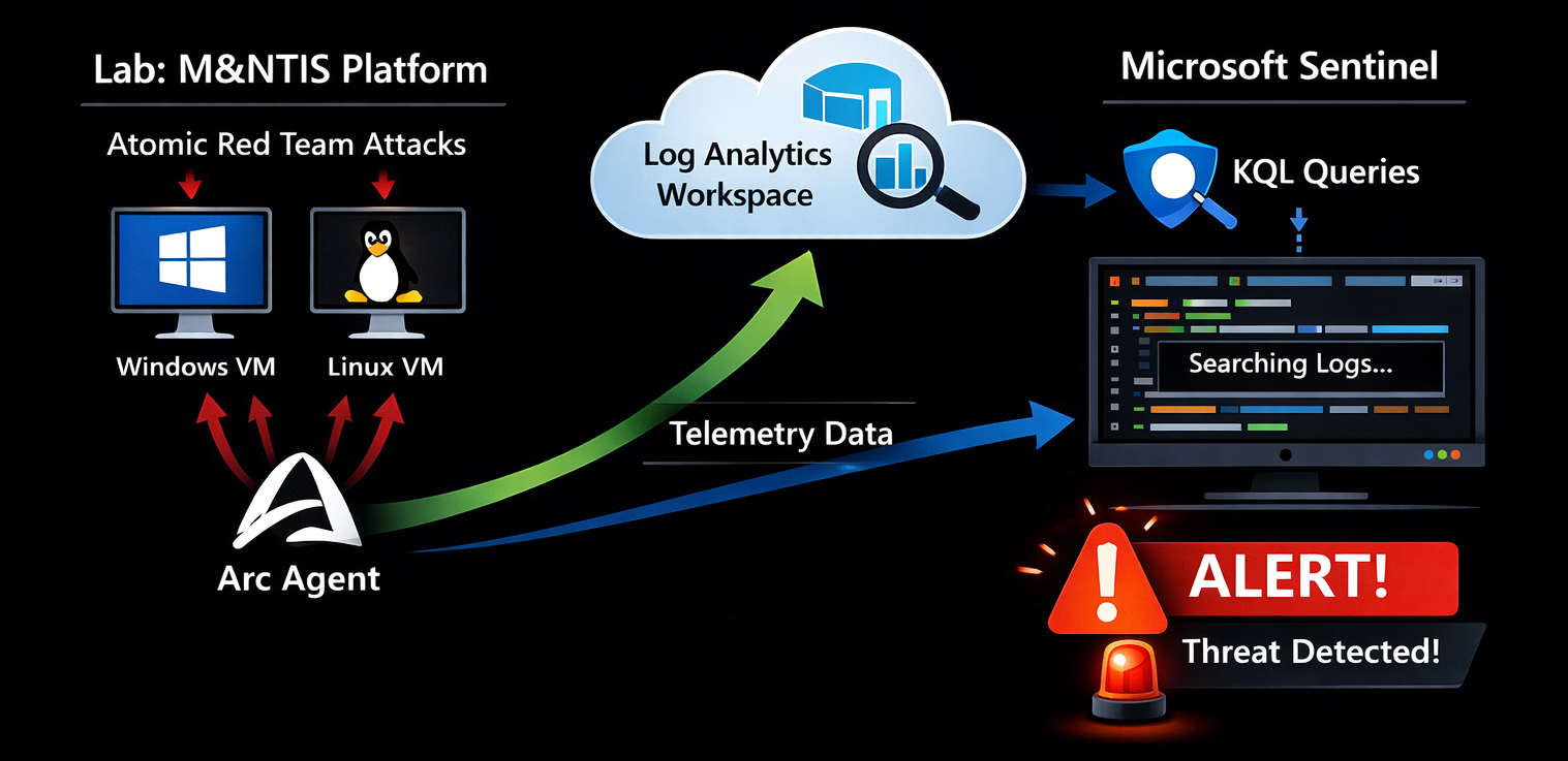 Defense Testing with M&NTIS and Microsoft Sentinel